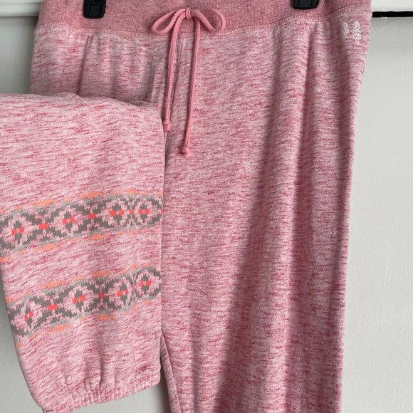 Victoria's Secret Pants - Victoria's Secret Sweatpants Joggers High Waist Heathered Peach Pink Size L